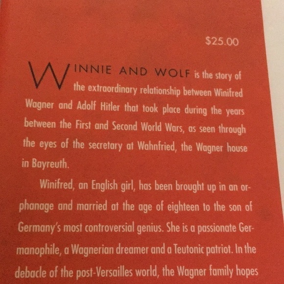 Winnie and wolf A novel by A.N. wilson 2007 hardcover - Picture 3 of 7